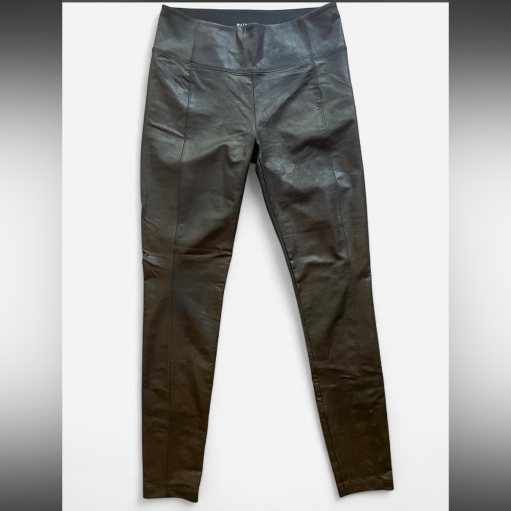 Athleta Black Delancey Gleam Tight Leggings